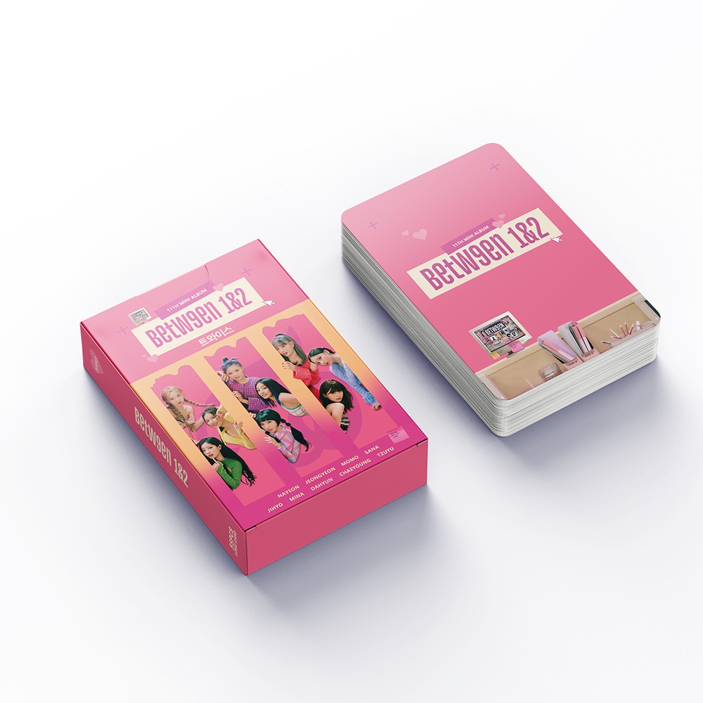 Set 54 Tấm Ảnh  TWICE thẻ ảnh nhóm nhạc  album ảnh LOMO card 2022 between