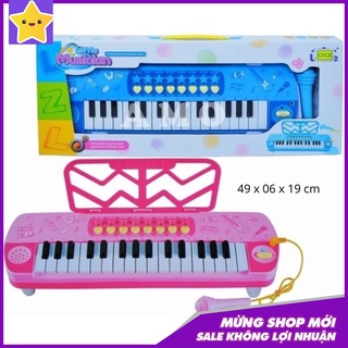 Đồ Chơi Đàn Piano kèm mic cho bé tập đàn và tập hát, đồ chơi âm nhạc cho bé