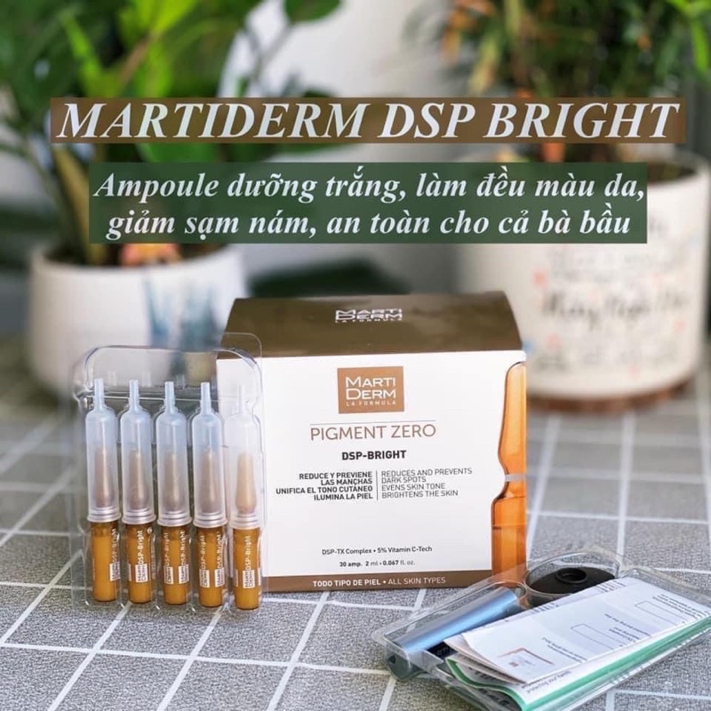 [Chính Hãng CTy] Serum siêu trắng da mờ thâm nám - SERUM MARTIDERM DSP BRIGHT MARTIDERM