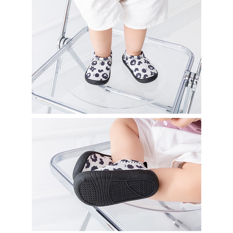 SANITKUN Giày sneaker đế mềm thoáng khí chống trượt in họa tiết hoạt hình thời trang xuân thu cao cấp cho bé