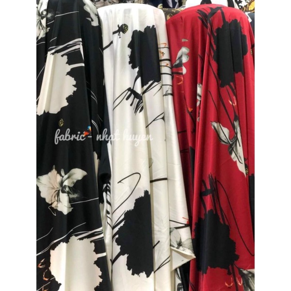 vải lụa satin hoa