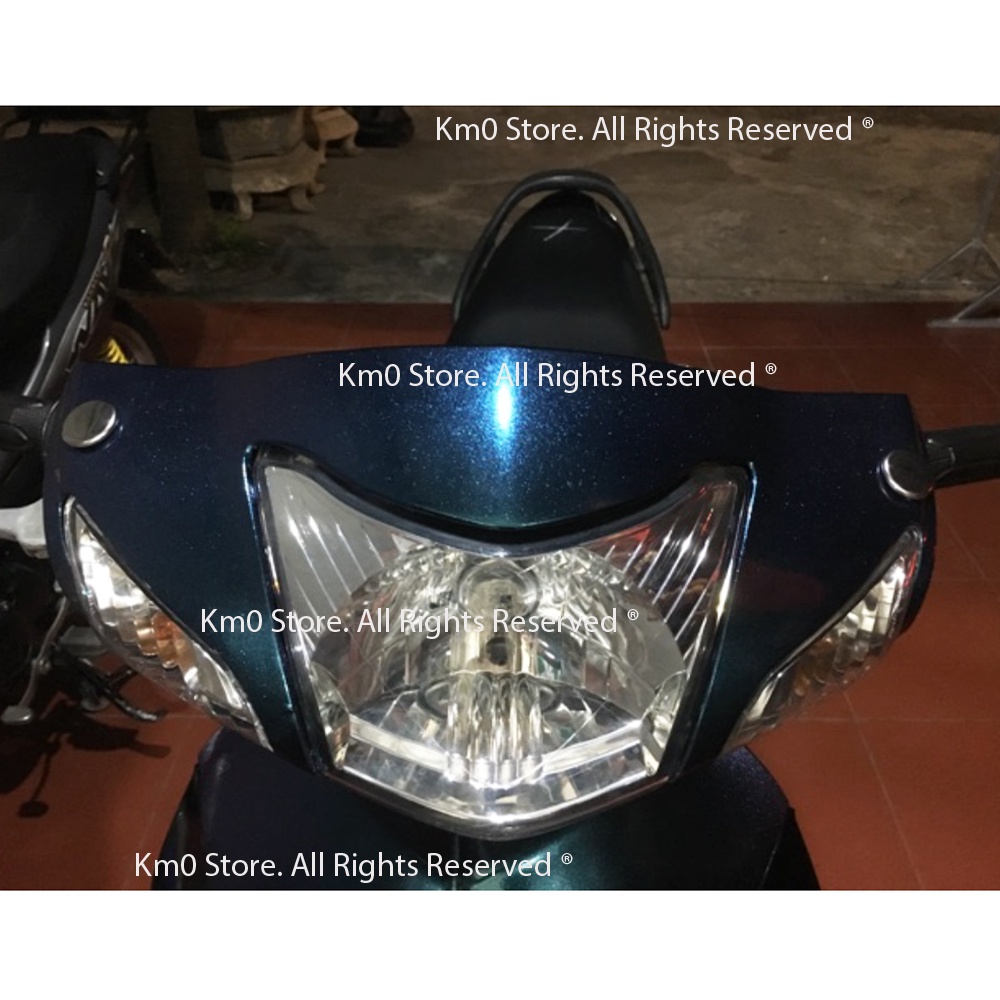 01 Nắp Chụp Chân Gương WAVE Mặt Inox Đế Nhựa