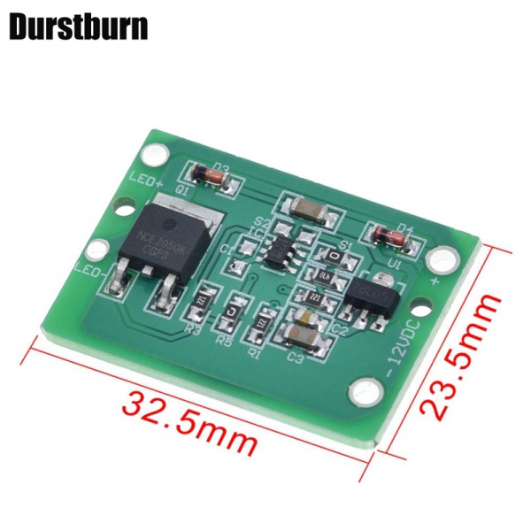 Mô Đun Cảm Biến Công Tắc Cảm Ứng 12V Kèm Rơ Le DC 6-20V 3A Chuyên Dụng