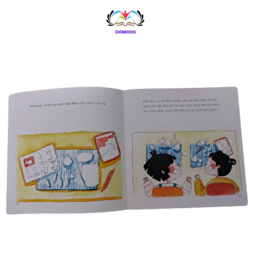Sách Ehon cho bé 3 tuổi - Ehon Chúng Mình Lớn Rồi Trường mẫu giáo của tớ! wabooks