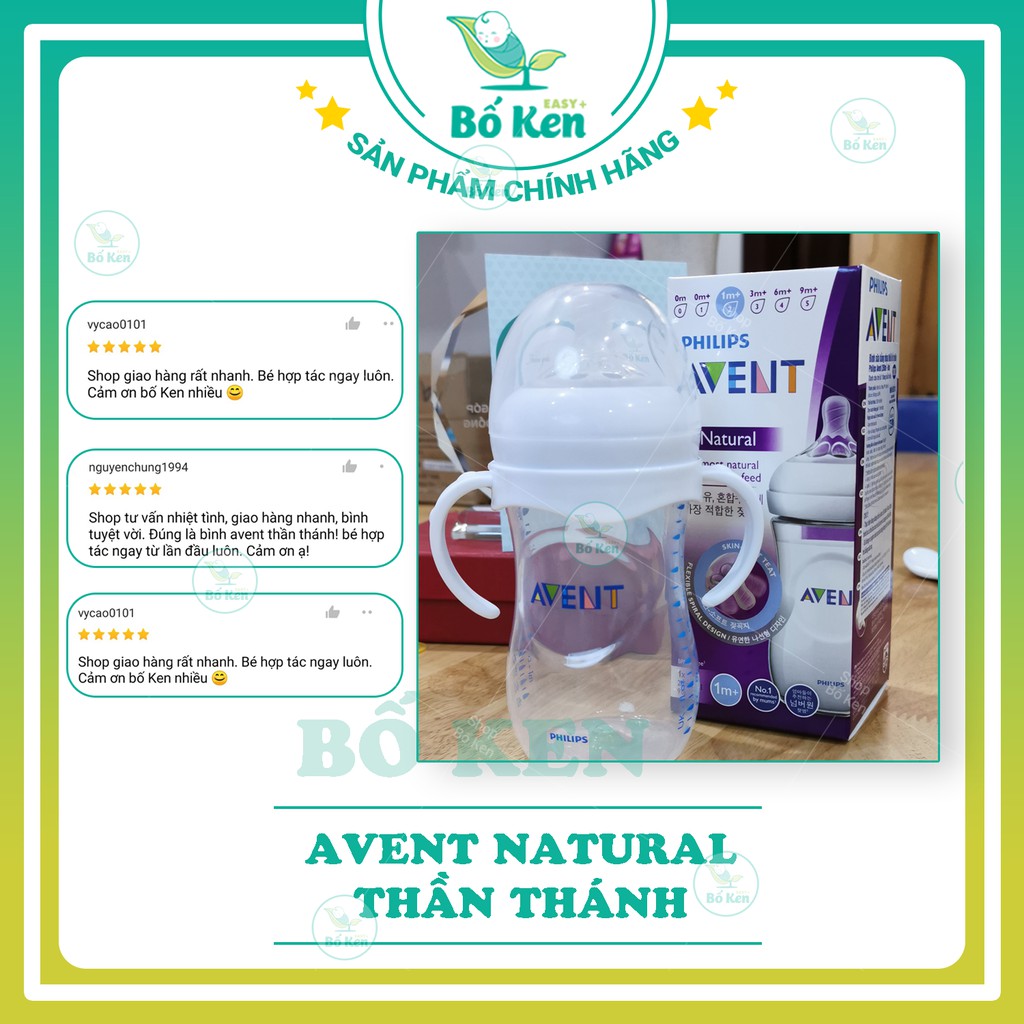 BÌNH SỮA AVENT 125ML NATURAL BPA FREE