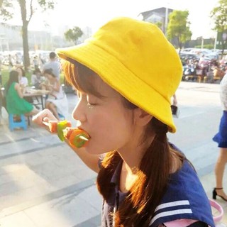 Mũ nón Bucket Ulzzang Maruko rộng vành kaki nhung dễ thương