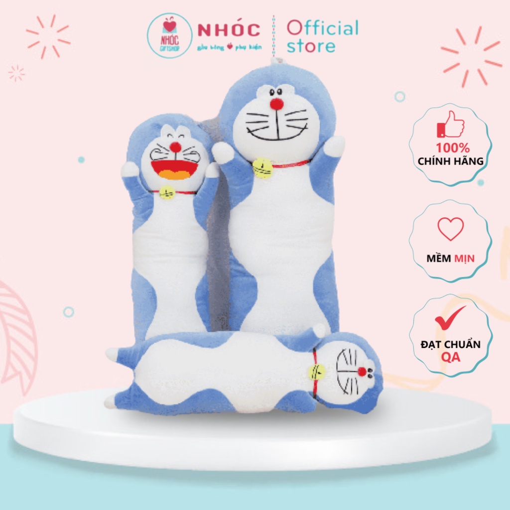 Gấu bông NHÓC Giftshop Doraemon dáng dài nhiều biểu cảm 1 con dễ thương bông cao cấp