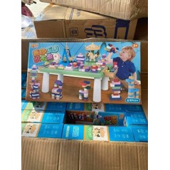 FREESHIP Bàn chơi lego xếp hình thông minh 69 chi tiết cho bé toả sáng