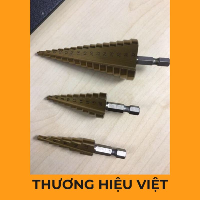 [GIÁ HỦY DIỆT]Bộ 3 mũi khoan tháp 4-32mm