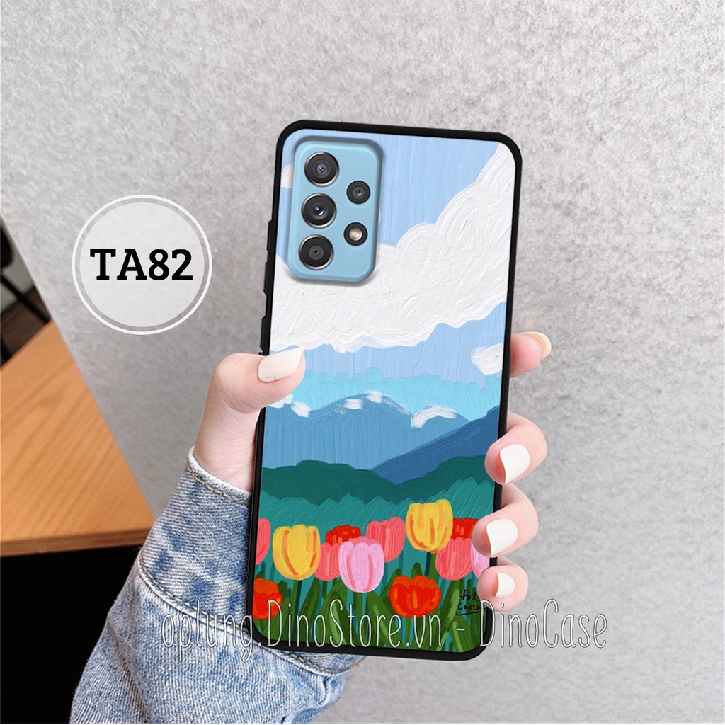 Ốp Samsung A53 / A33 / A73 5G - A13 / A23 4G - Ốp lưng Samsung bảo vệ camera chống bám bẩn in hình hoa cỏ vintage.