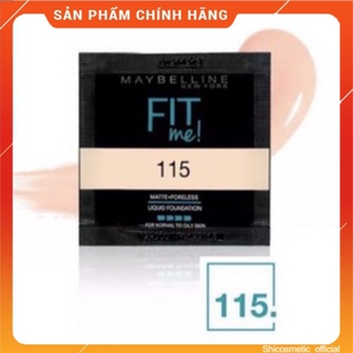 ✔️Sample Kem Nền Mịn Lì Maybelline Fit Me Matte + Poreless