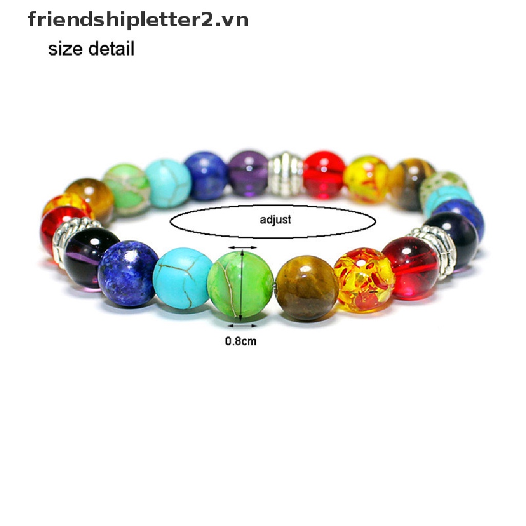 #hot in stock# New 7 Chakra Healing Balance Beads Bracelet Natural Stone Bracelet Jewelry Gift #