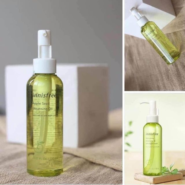 🍏 Dầu tẩy trang táo Innisfree  Apple Seed Cleansing Oil