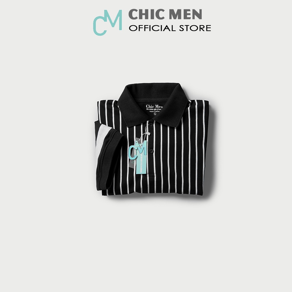 Áo POLO nam cổ bẻ, form regular CVC, vải cá sấu Cotton - CHICMEN