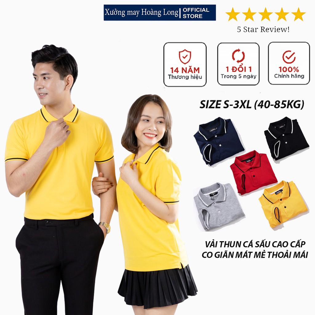 Áo thun nam có cổ vải cotton cao cấp, áo polo nam mặc sang trọng lịch sự, đẳng cấp