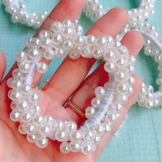Cột tóc hạt châu nhựa rất sang
