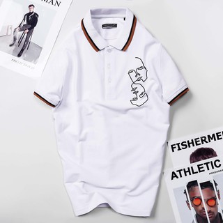 [Họa Tiết Hot Trend 2020] Áo Thun Polo Nam CEFFYLO Sketch Face 2 Chất Liệu Cotton Cao Cấp Tạo Dựng Phong Cách - POLIDO