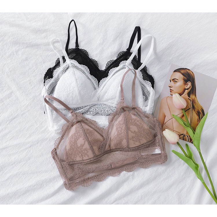 Áo Bralette Ren Hở Lưng Mặc Nhiều Kiểu Sexy Mới B320