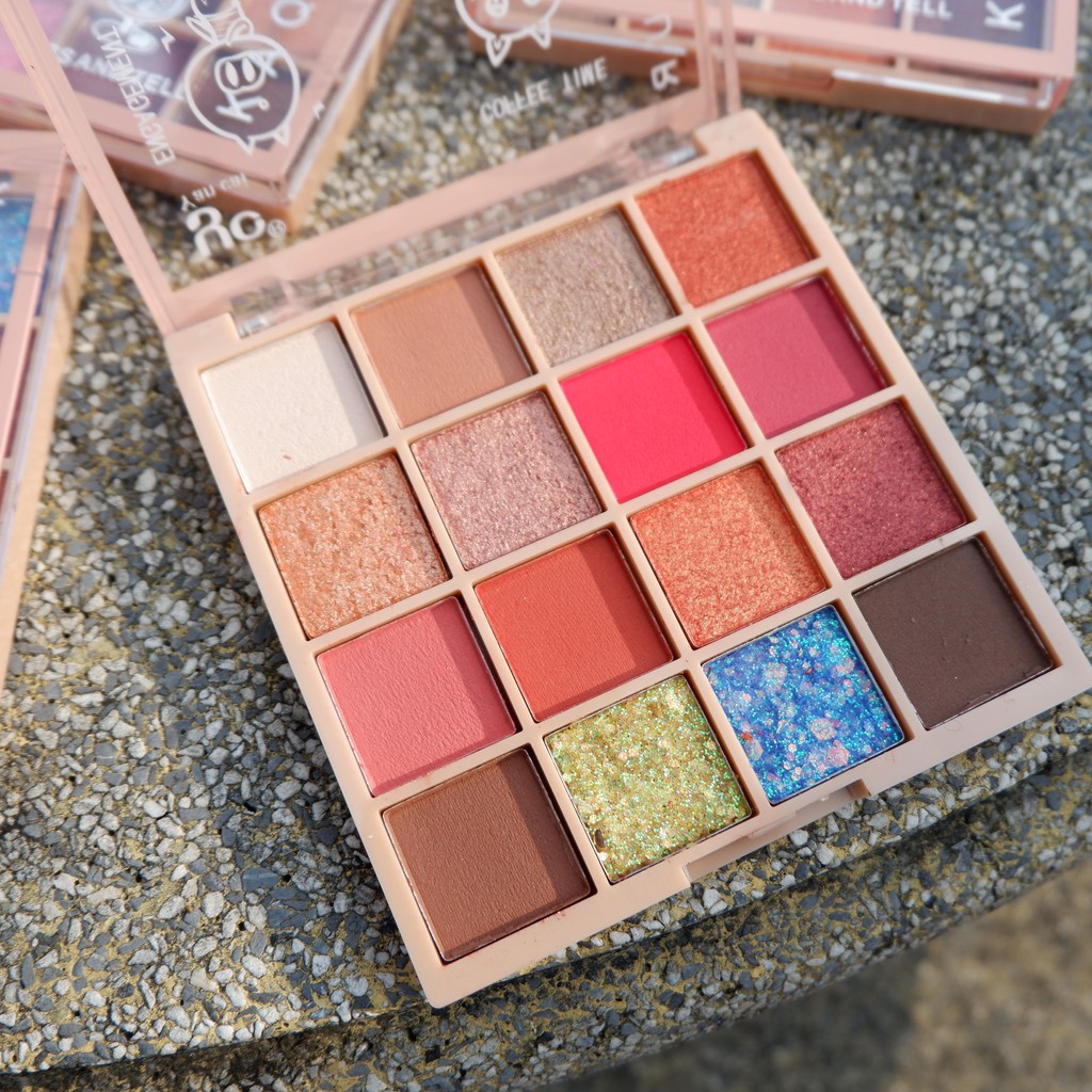 Phấn Mắt TuTu , Yancai 16 Ô KaQi Color Eyeshadow Palette Hàng Nội Địa Trung Cao Cấp No.Tu5268 | BigBuy360 - bigbuy360.vn