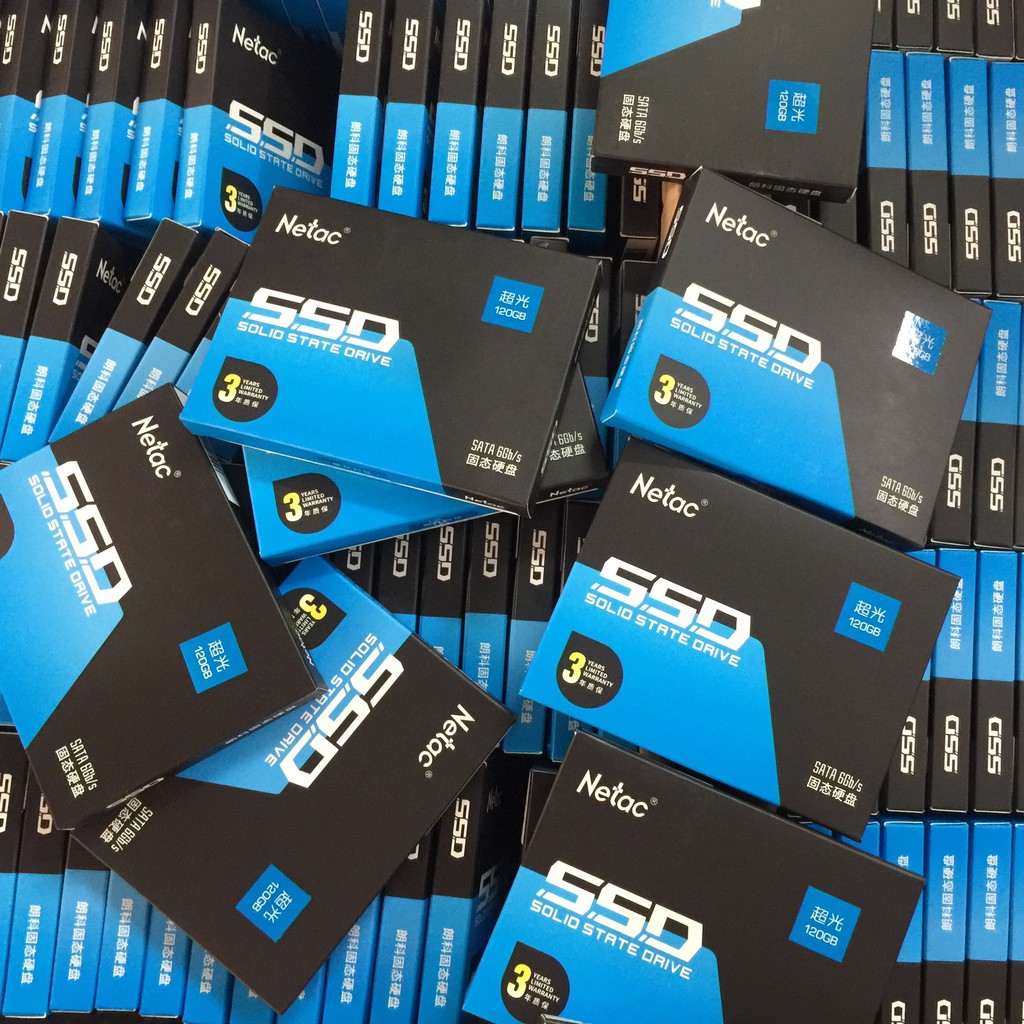 SSD NETAC 120G 2.5'' sata tốc độ sử lý siêu nhanh 6Gb/s