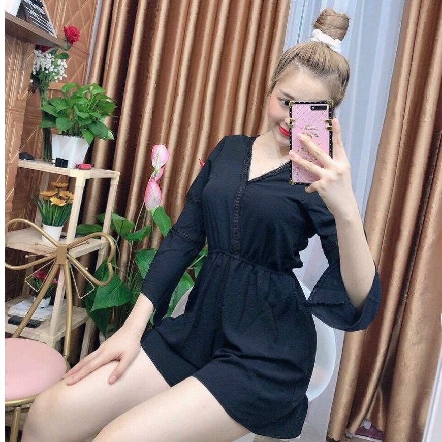 Jum nữ cổ V chạy ren có nhiều màu sắc để lựa chọn