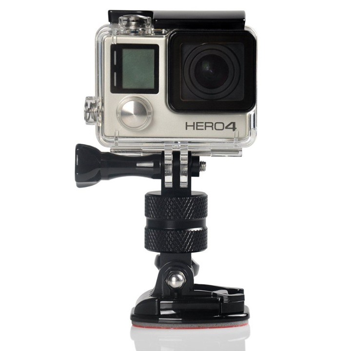 Mount GoPro Hero kim loại nhôm xoay 360 độ PULUZ