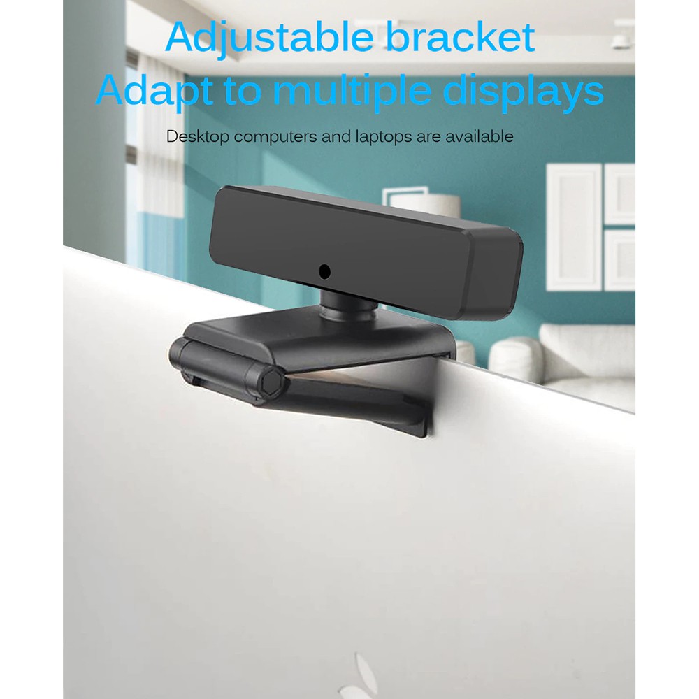 Webcam Hd 1080p Tishric Tự Động Lấy Nét Kèm Micro - H701 Đen | BigBuy360 - bigbuy360.vn