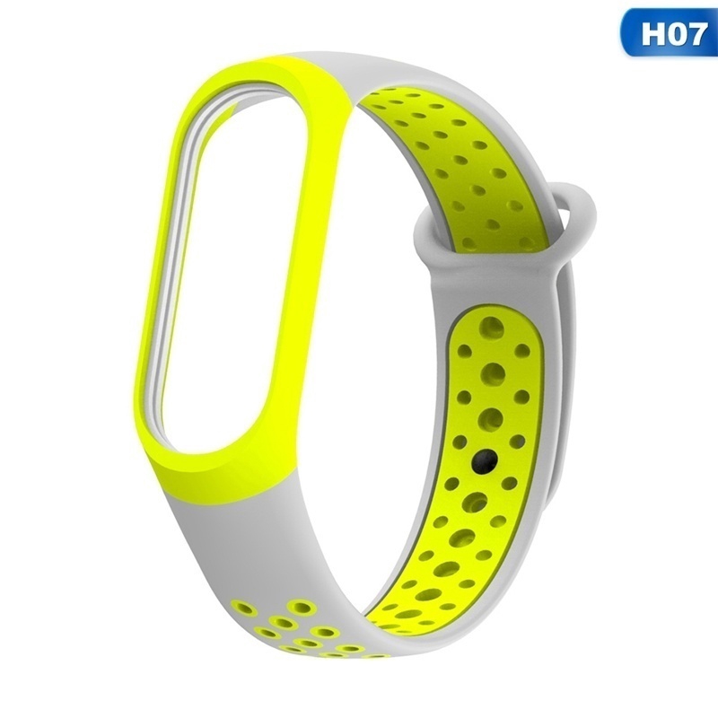 Dây đeo thể thao chất liệu silicone thiết kế độc đáo thay thế chuyên dụng cho xiaomi mi band 3 4