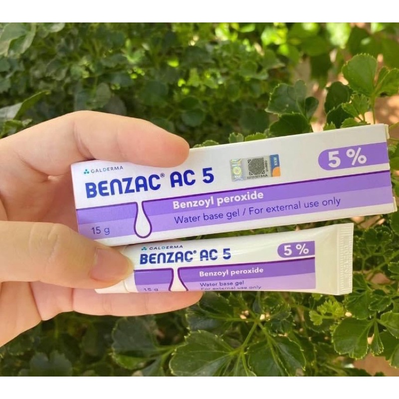 ✅BENZAC AC 5% CHẤM MỤN VIÊM, MỤN BỌC 15g