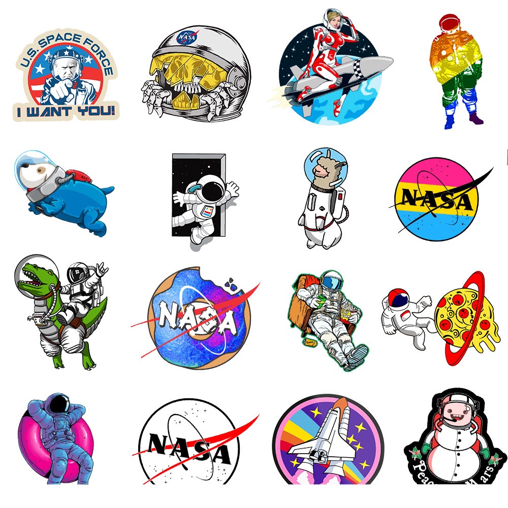 50 Sticker chủ đề PHI HÀNH GIA chống nước sticker dán laptop, điện thoại, đàn guitar, mũ bảo hiểm, vali không trùng nhau