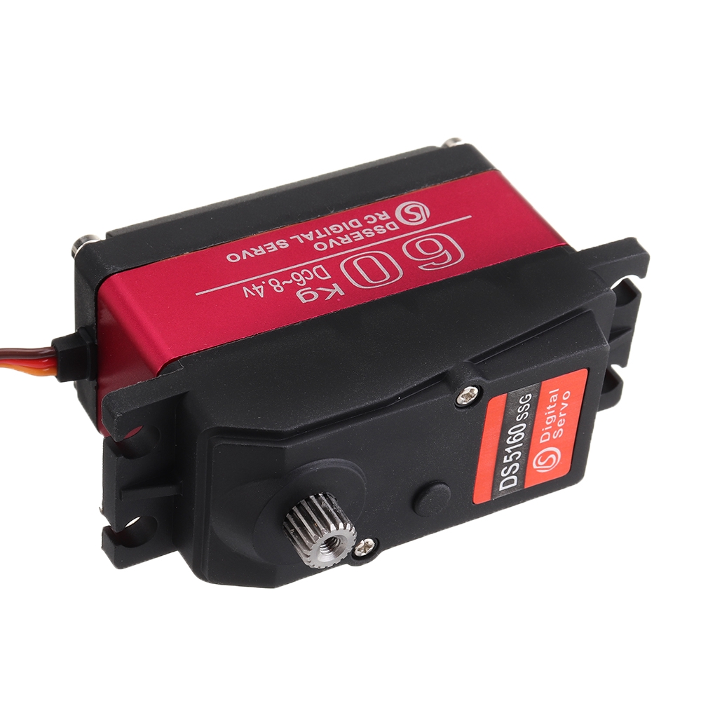 Động cơ servo kỹ thuật số Dsservo Ds5160 Hv 60kg 180°/270° 18t 1/5v dành cho xe điều khiển từ xa