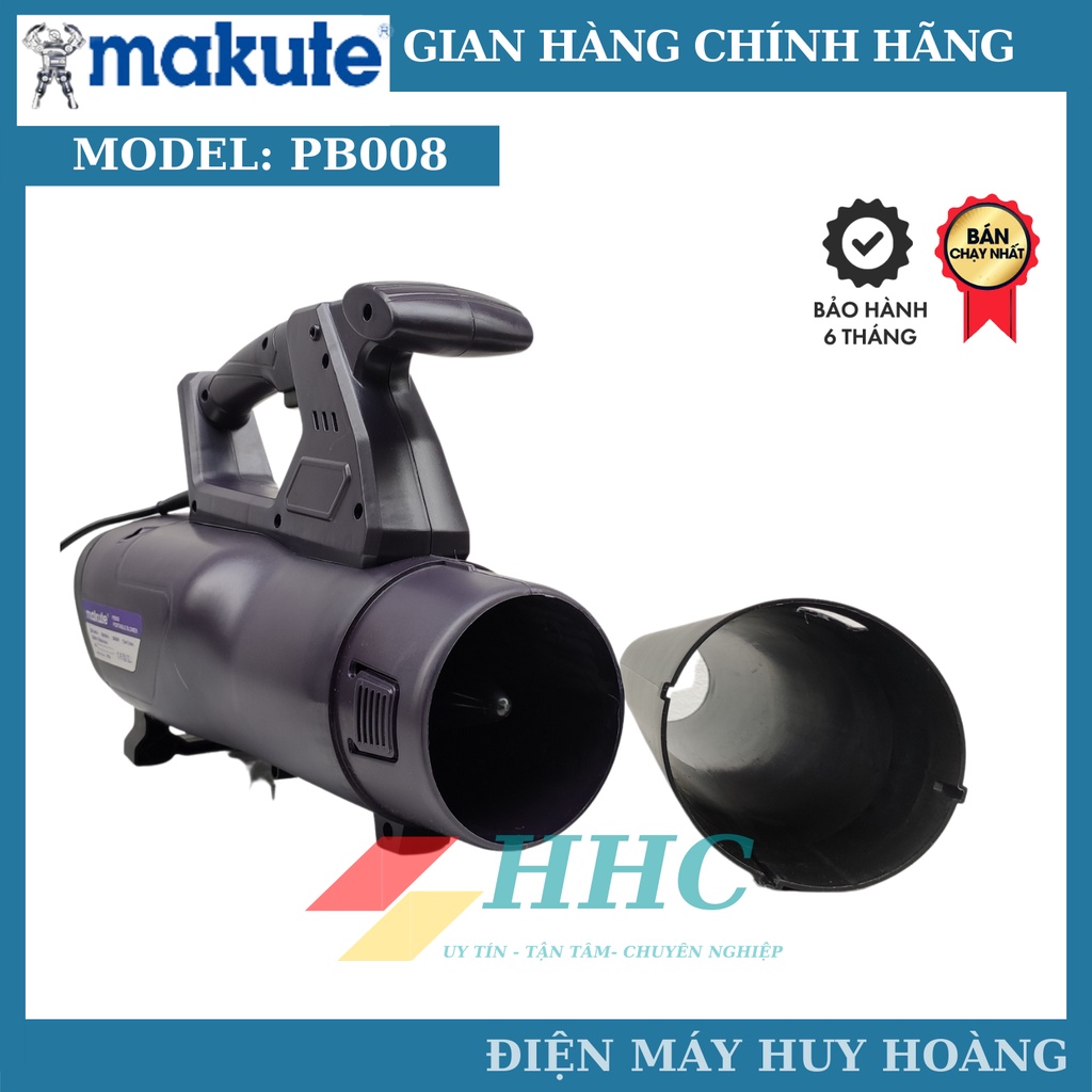 Máy thổi lá cây - Thổi bụi công nghiệp công suất 3800W dùng điện Makute PB008