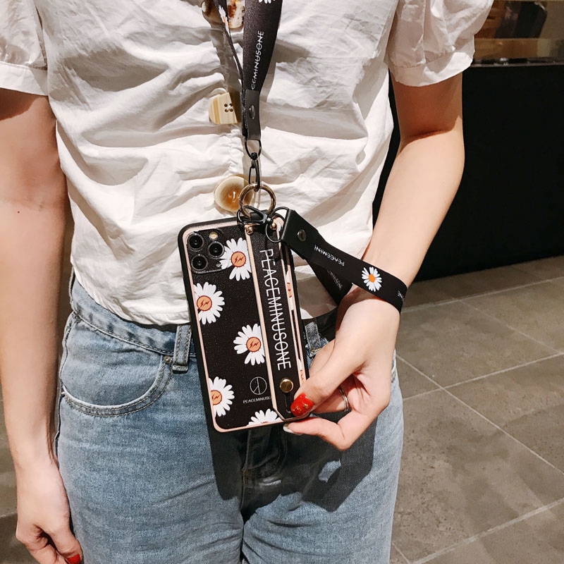Ốp điện thoại có vòng đeo cho Iphone 12 mini 11 pro 6/6s/6p/6sp/7/8/7p/8p/X/Xs/Xr/Xs Max | BigBuy360 - bigbuy360.vn
