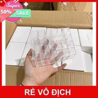 Khay Son 24 Ô - Khay Đựng Son Làm Từ Nhựa PP Tiện Lợi Gọn Gàng