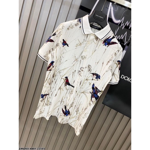 Áo Polo Nam DG Hoạ Tiết Siêu Đẹp - Áo Polo Nam DG Cao Cấp