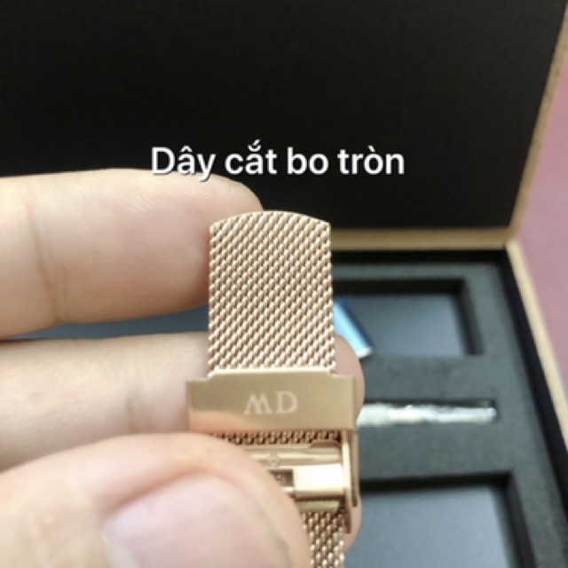 Dây đồng hồ lưới thép không gỉ Dw case 32mm, 36mm, 40mm