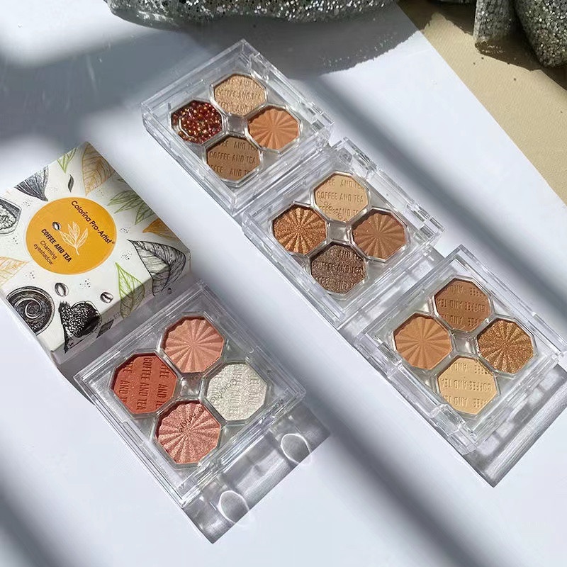 [Hàng mới về] Bảng phấn mắt Colorina Pro-Artist với 4 màu tông nude đất chống thấm nước lâu trôi | BigBuy360 - bigbuy360.vn