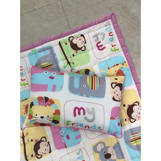 Combo chăn + gối kèm ruột gòn