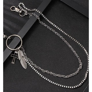Chain Xích Quần 2 Dây Mặt Chiếc Lá