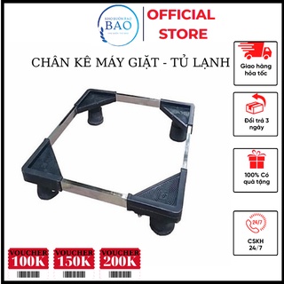 Kệ Chân Đế Để Tủ Lạnh Máy Giặt Đa Năng Không Bánh xe – có thể tăng giảm kích cỡ phù hợp mọi dòng máy hiện nay