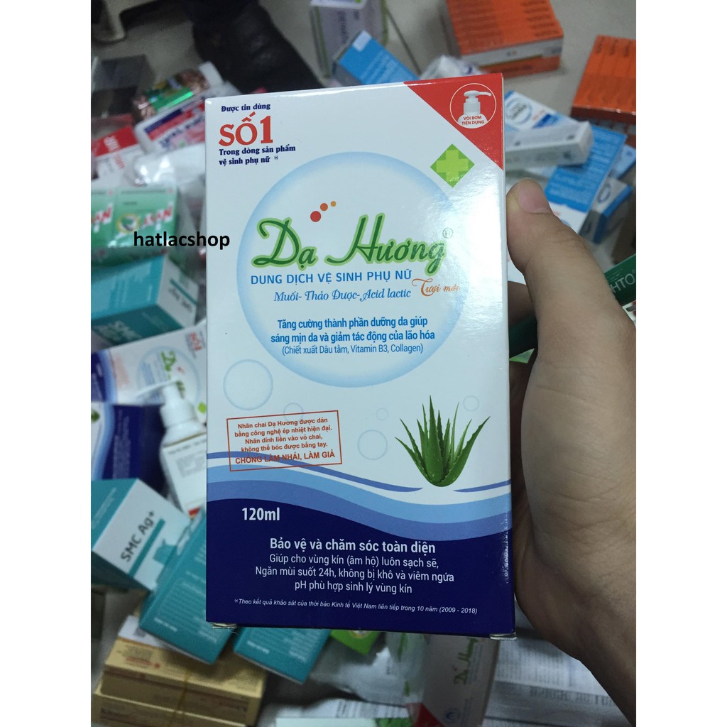 Dung dịch vệ sinh phụ nữ Dạ Hương 120ml