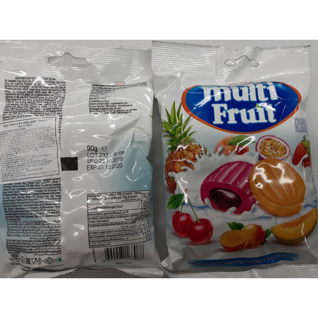 Kẹo cứng Thổ Nhỹ Kỳ Tayas 90g