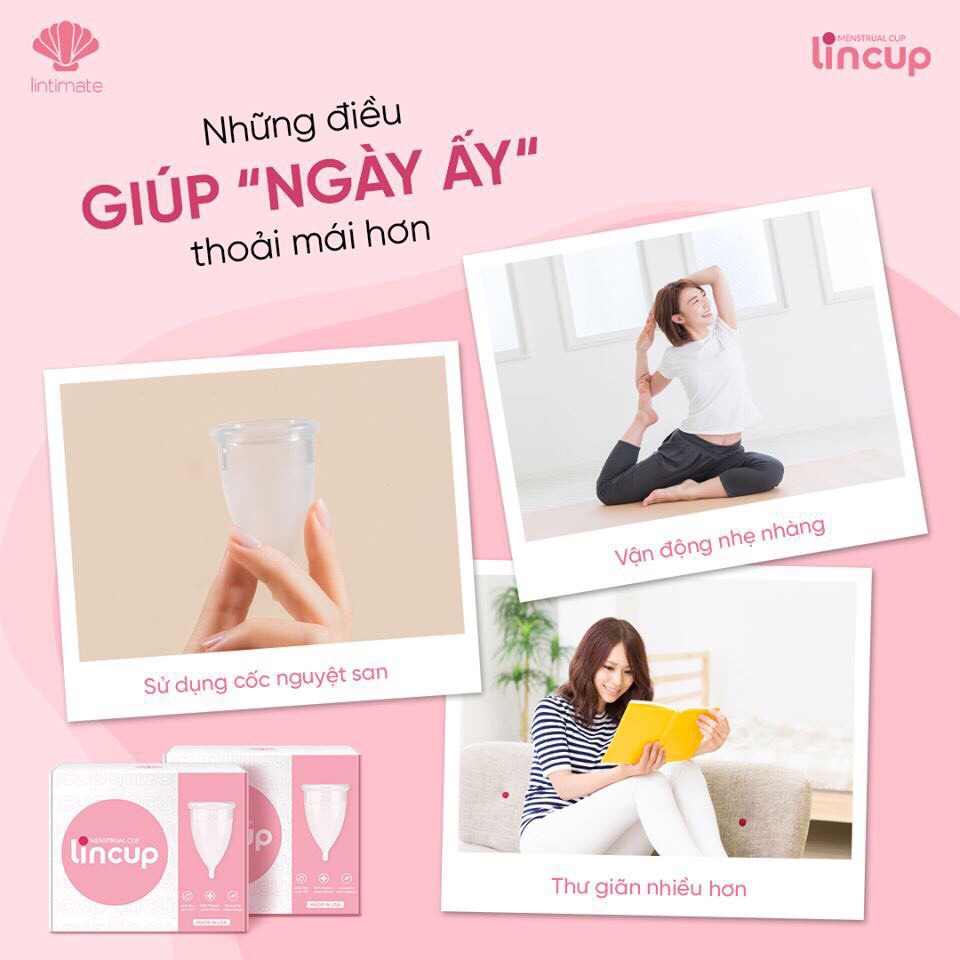 Cốc nguyệt san Lincup nhập khẩu chính hãng Lintimate