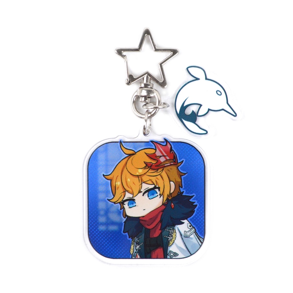 (Sản phẩm mới) Genshin Impact Fatui Harbingers Captain Maiden Cosplay Keychain Bác sĩ Servant Childe Puppet Bag Mặt dây chuyền Người hâm mộ Quà tặng LUDT