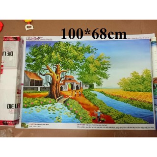 Tranh đính đá thành phẩm thanh lý