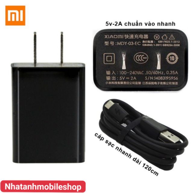 Củ sạc nhanh Xiaomi 12W Quick Charge 3.0 - Chính hãng ( BH 12T )