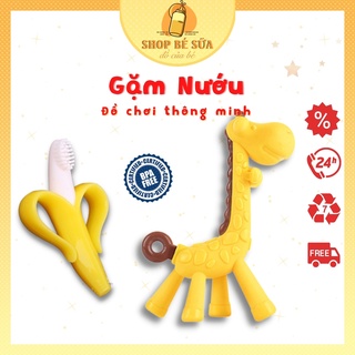 Gặm Nướu FREESHIP Đồ Chơi Cho Bé Sơ Sinh - Hình Hươu Chuối Ngộ Nghĩnh