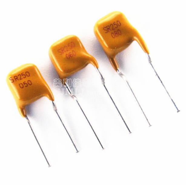 Set 10 cầu chì tự phục hồi dòng cắt 250V SR250-050/060/080/0.05A/0.06A/0.08A chuyên dụng