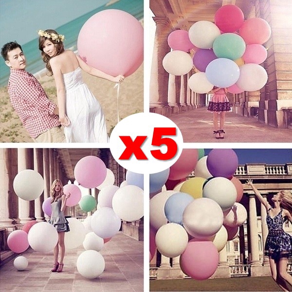 5 Bong bóng 36inch trang trí tiệc sinh nhật &amp; tiệc cưới