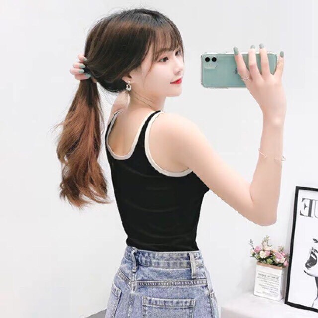 ( Hàng Mới về) Áo 3 lỗ có đệm ngực tạo eo siêu đẹp có túi zip sang chảnh | BigBuy360 - bigbuy360.vn